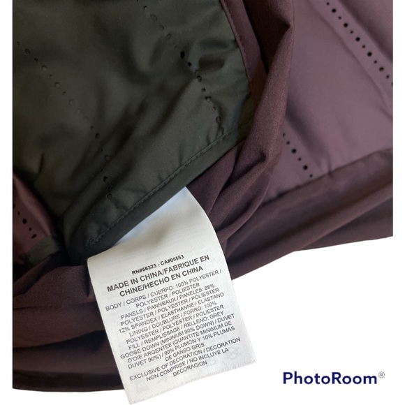 NIKE AEROLOFT purple packable down running vest size small - Picture 6 of 7